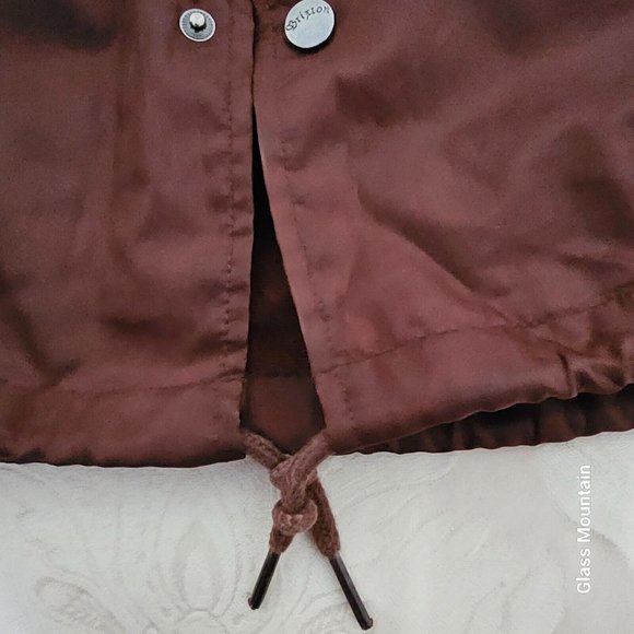 Brixton Maroon Windbreaker Jacket - Picture 3 of 13